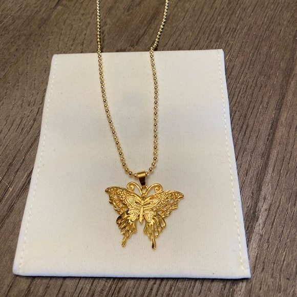 Peppermayo Jewelry - Butterfly necklace
